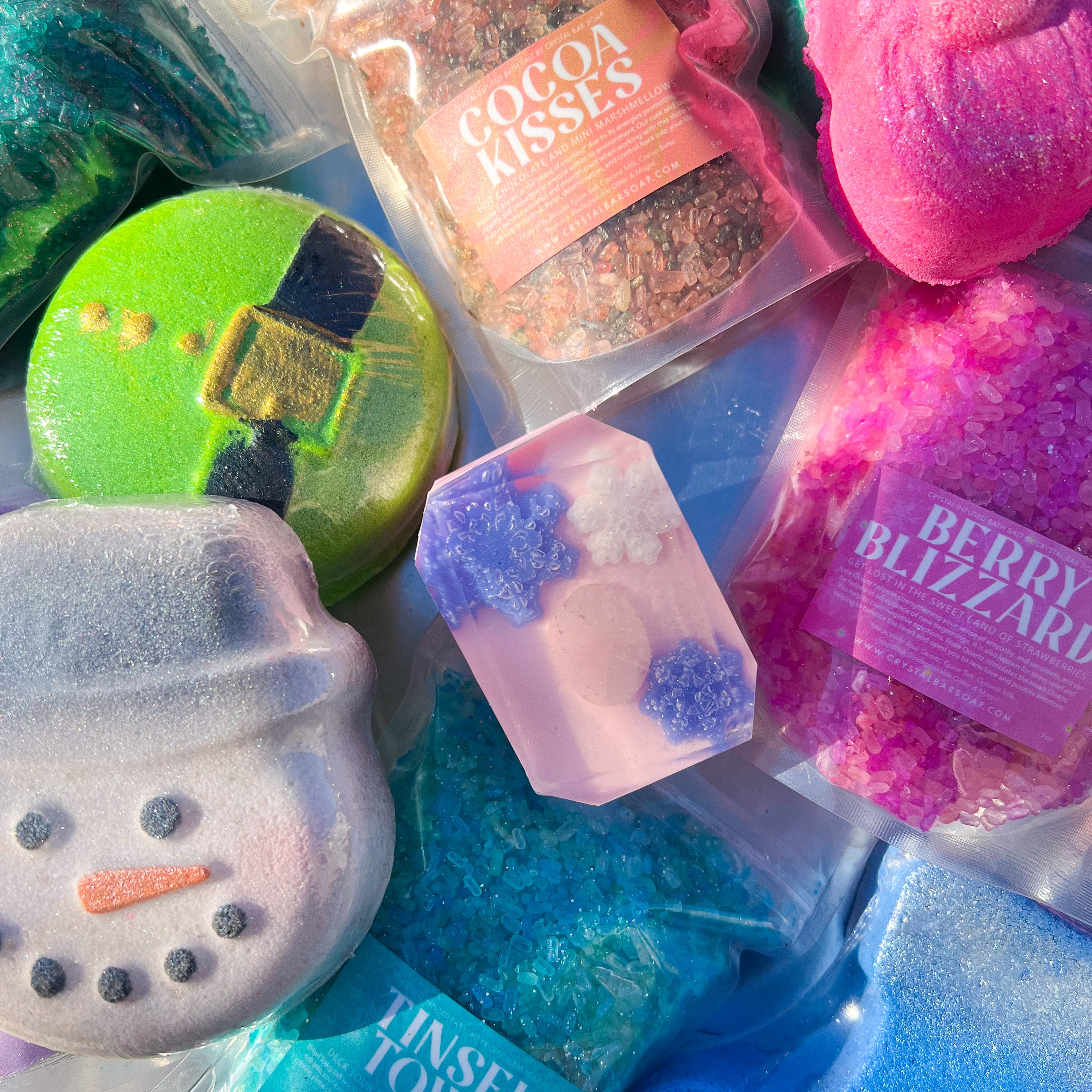 Glimmer and Glow: Enjoying the Holiday Season with Crystal Bar Soaps' Holiday Collection