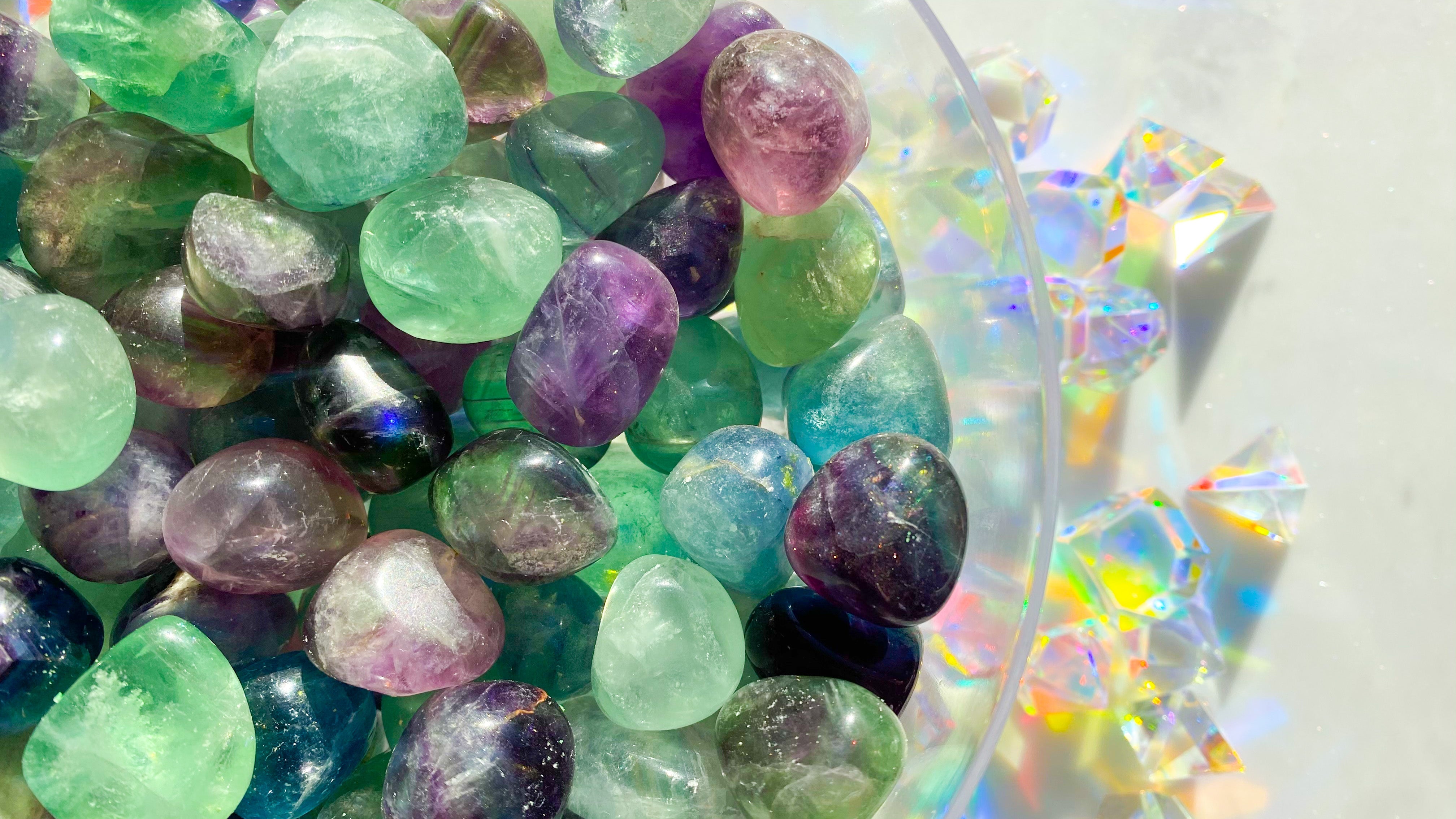 Rainbow Fluorite | Crystal Bar Soap