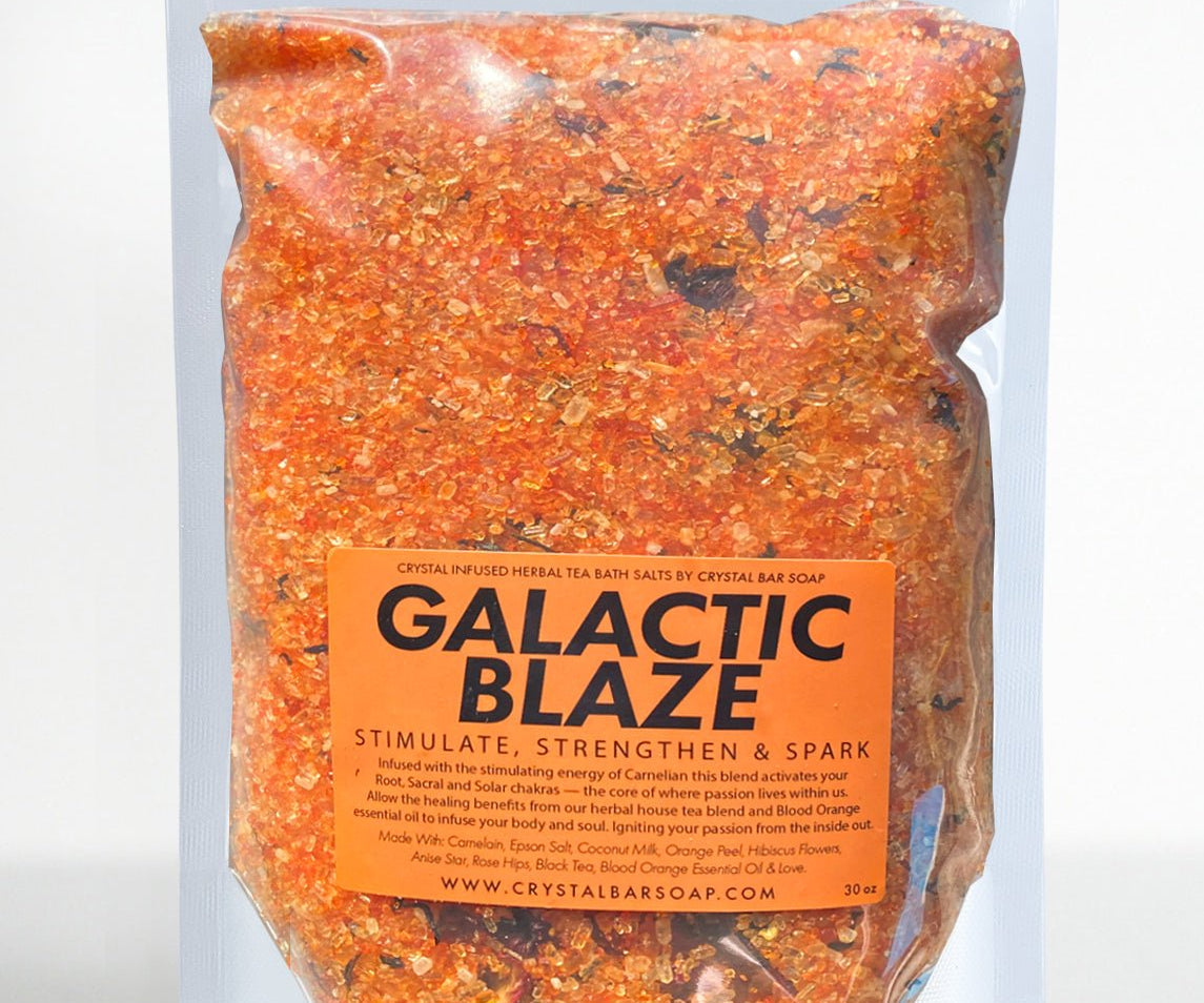 Galactic Blaze - Crystal Bar Soap
