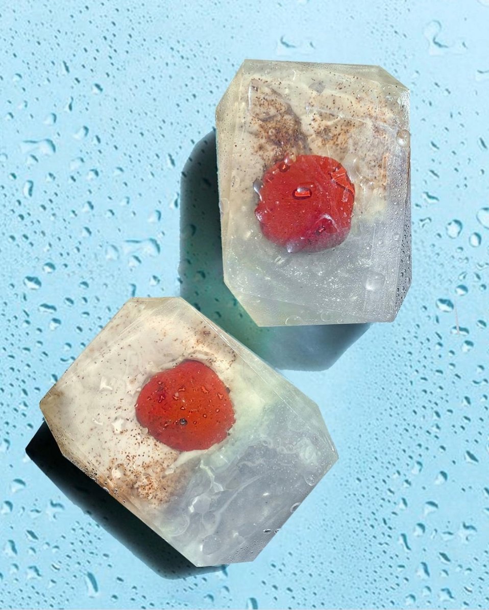 Moonlit Harbor (Cancer Sun) - 5oz Crystal Infused Bar Soap - Crystal Bar Soap