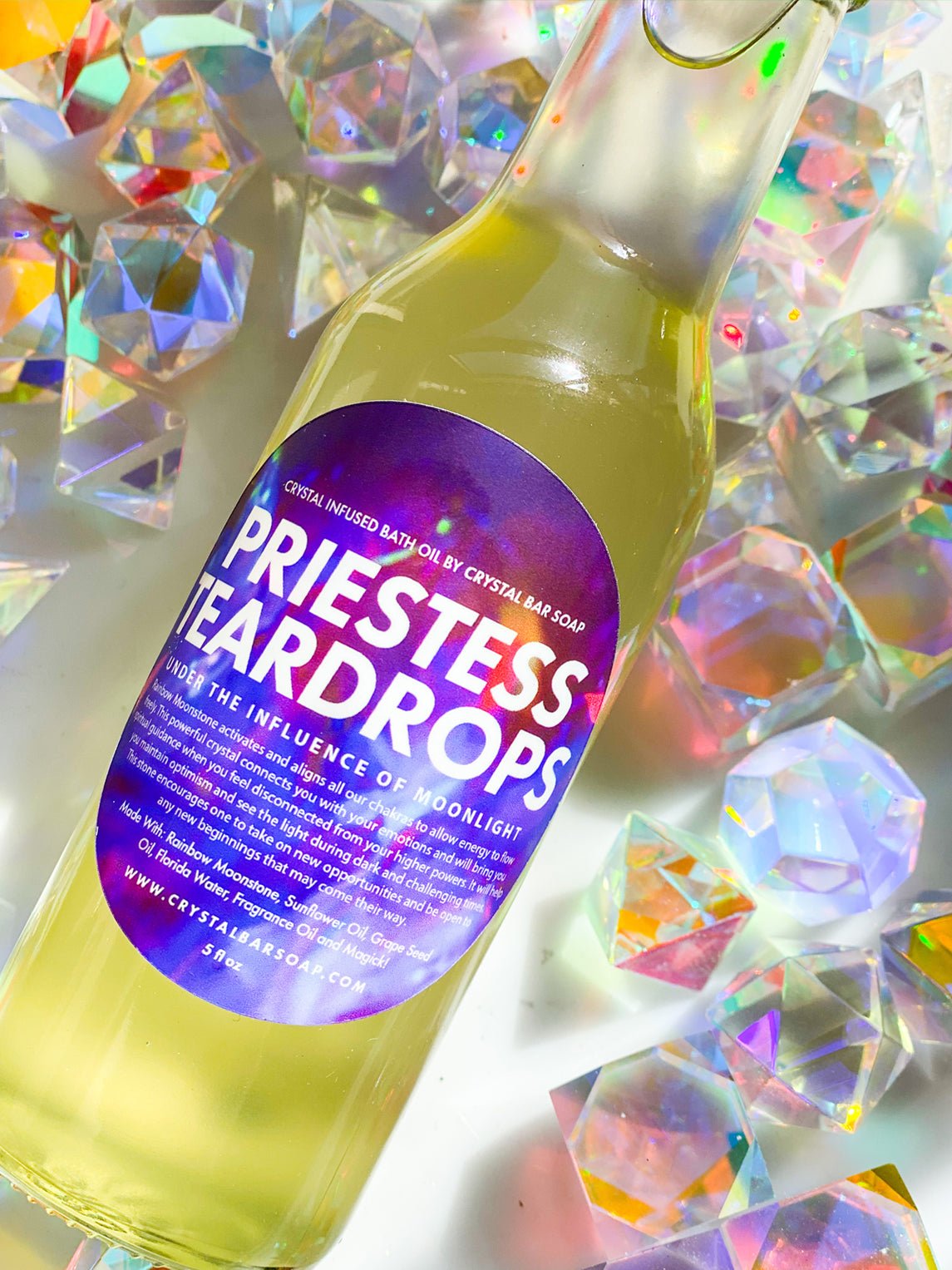Priestess Teardrops - Crystal Bar Soap